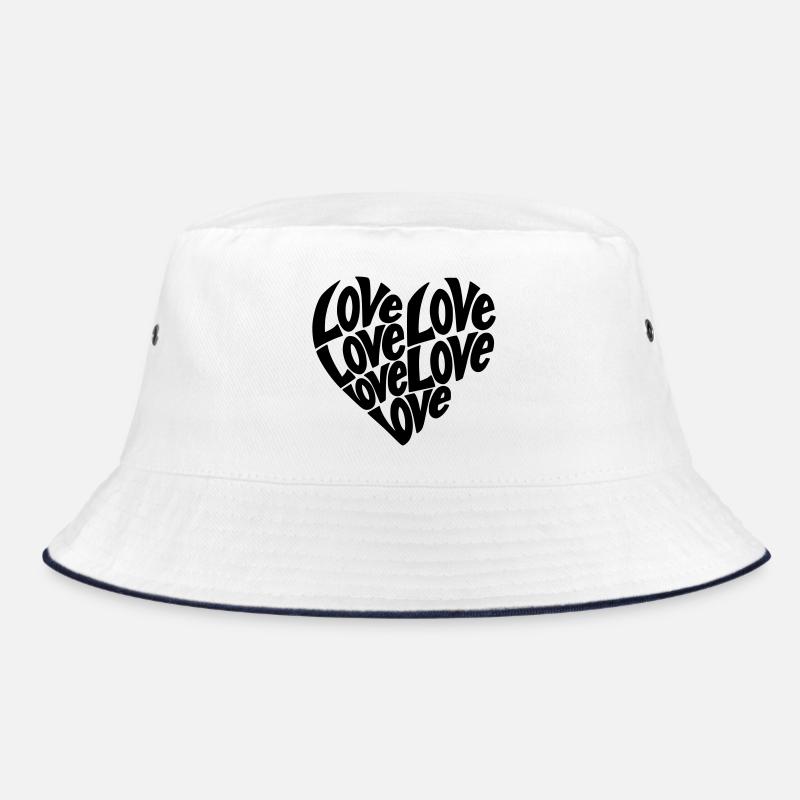 Typographie de forme de cœur d’amour - Variable de couleur Bob