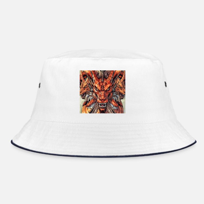 Dreiköpfige Drachen-Fireview Bucket Hat