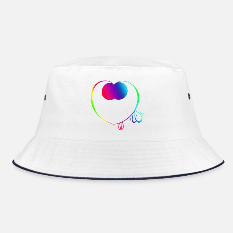 Süßer Regenbogen-Trickster Bucket Hat