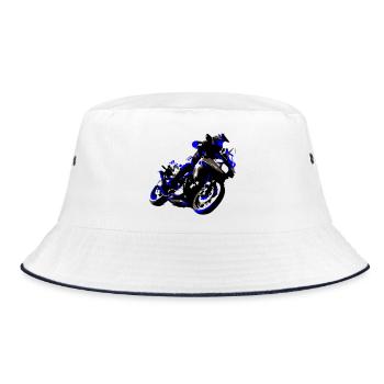 Travel Enduro - Bucket Hat - white/navy - Front