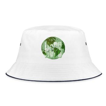 Glyphes EarthLove Verts - Bob - blanc/marine - Devant