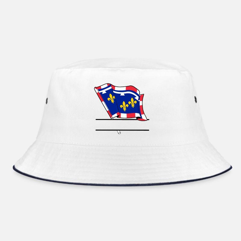 Centre-Val de Loire Writing space Bucket Hat