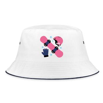 Glam Skate Rose et Casque Bleu - Bob - blanc/marine - Devant