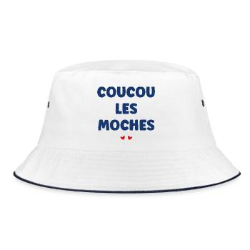 Coucou Moches - Bob - blanc/marine - Devant