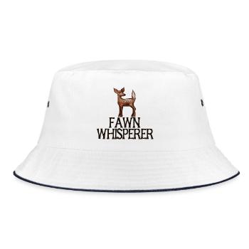 Fawn Whisperer - Bucket Hat - white/navy - Front