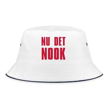 JETZT der Nook Anti USA - Bucket Hat - Weiß/Navy - Vorne