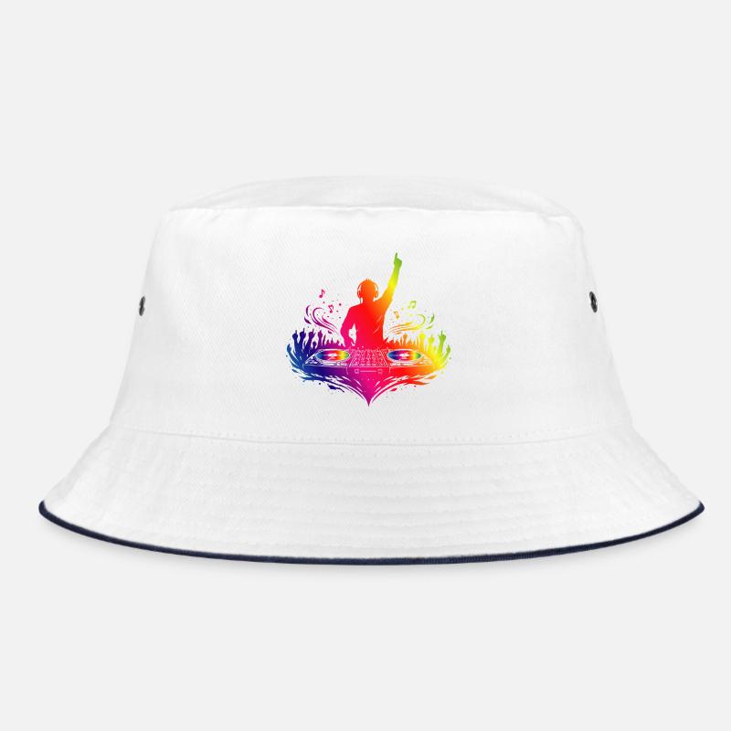 DJ coloré avec platines et beats Bob