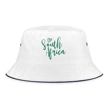 South Africa Heart Women's Love South Africa - Bob - blanc/marine - Devant