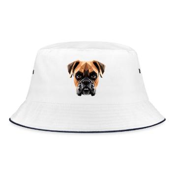 Club allemand de boxer boxer club allemand - Bob - blanc/marine - Devant