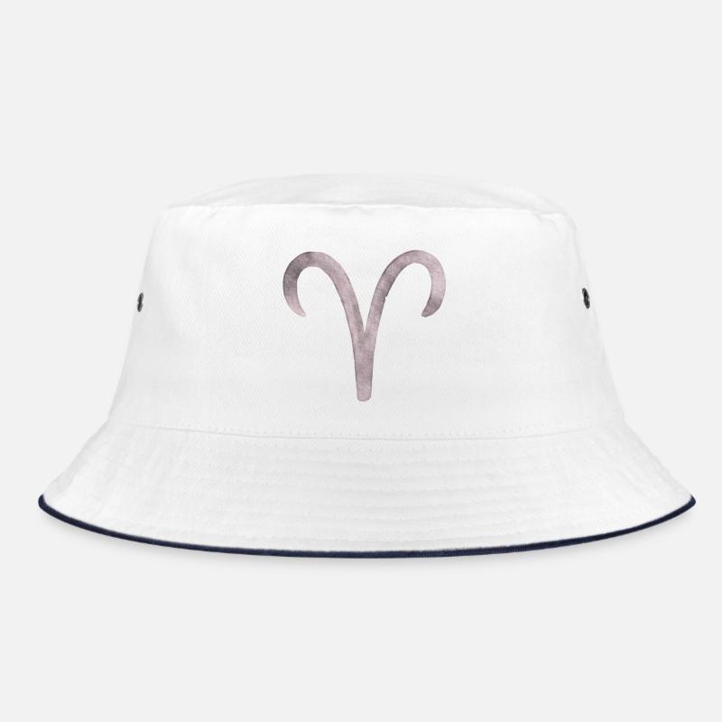 Ram - Bucket Hat - white/navy