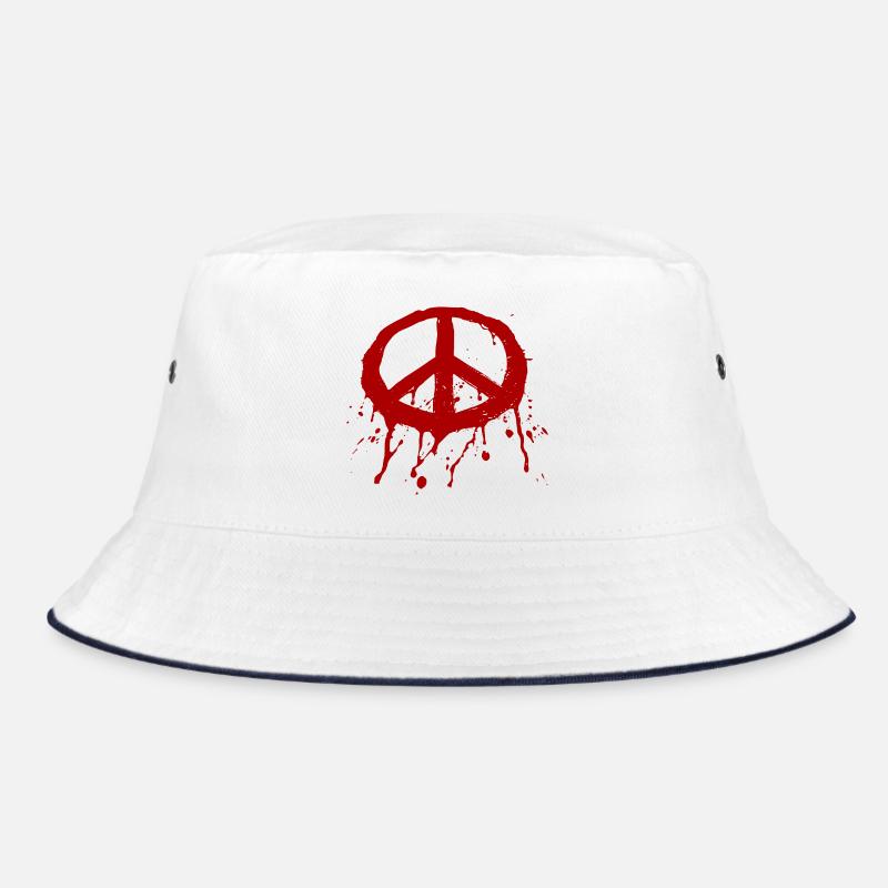 Paz Graffiti Roja Bucket Hat