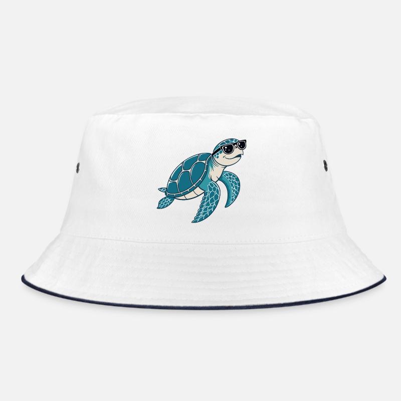 Schildkröten-Schick-Brille Bucket Hat
