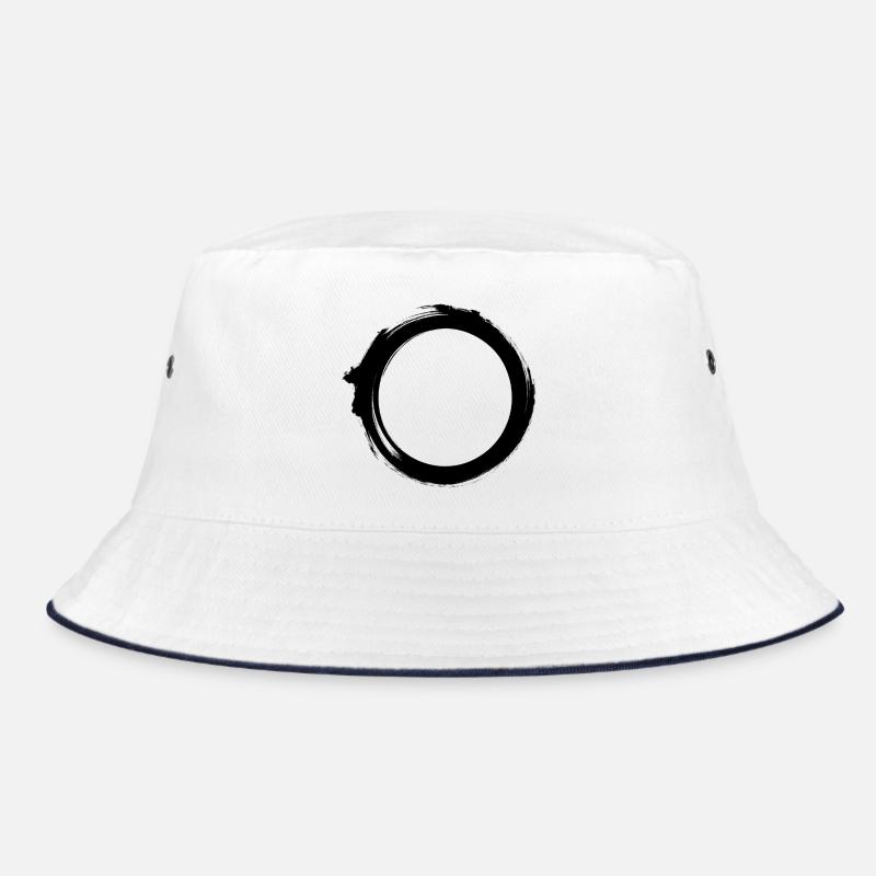 Schwarzes Loch Universum Silhouette Minimal Physik Bucket Hat