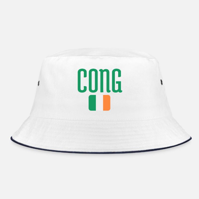 Cong Irish Flag Typography Bucket Hat
