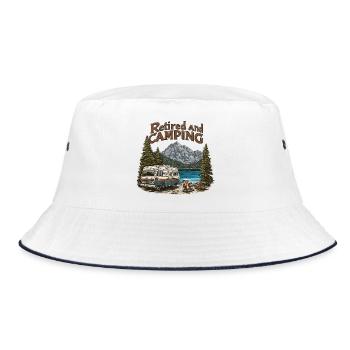 Locataire de camping à Spruch retraité et campeur - Bob - blanc/marine - Devant