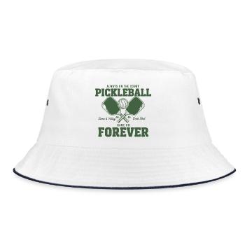 Joueur de Pickleball Toujours Toujours Sur le Terrain - Bob - blanc/marine - Devant