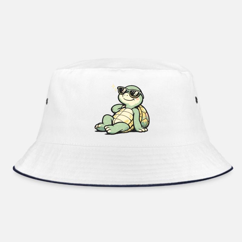 Sun turtle with style Bucket Hat