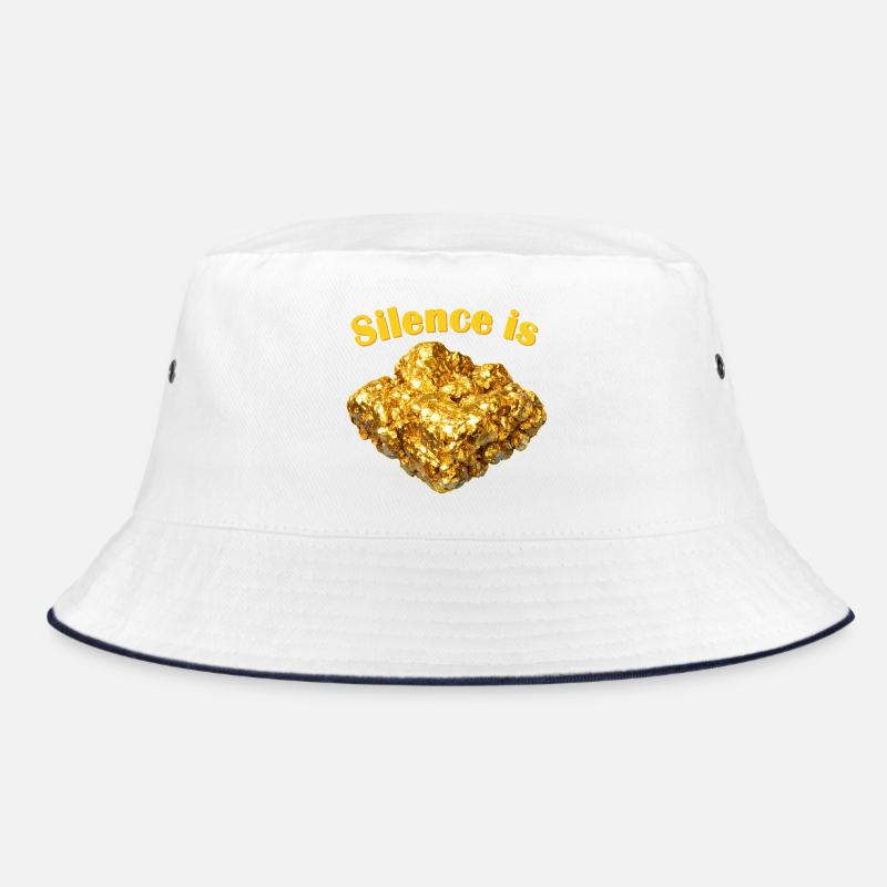 Silence is Golden Nugget Bucket Hat