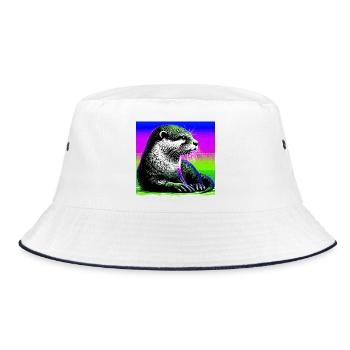 loutre - Bob - blanc/marine - Devant