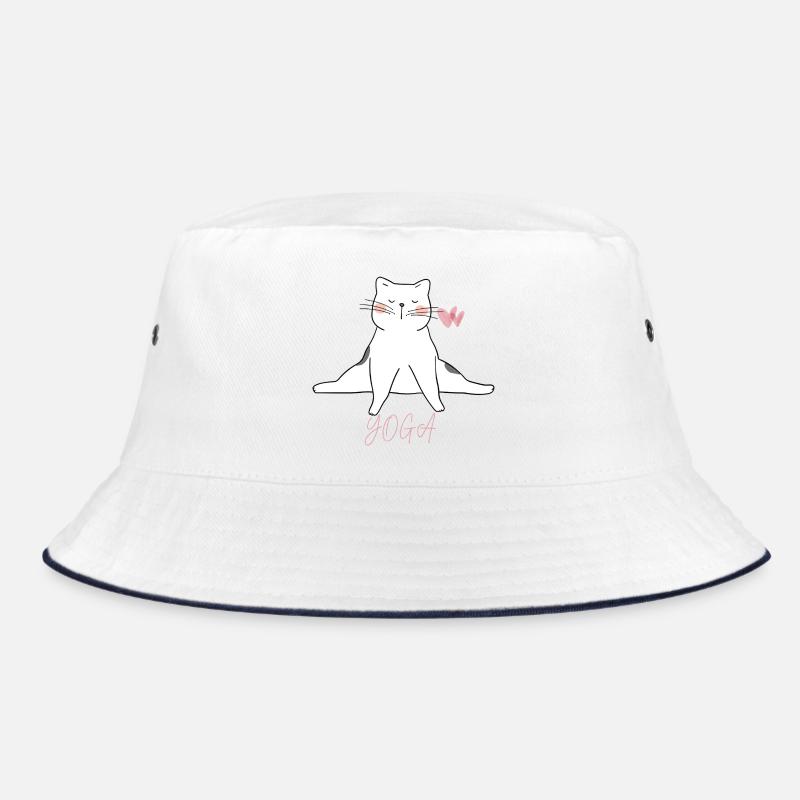 Cat yoga Bucket Hat