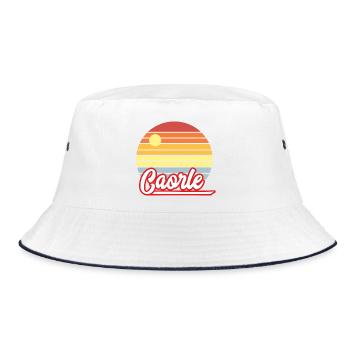 Caorle, Holiday - Bucket Hat - white/navy - Front