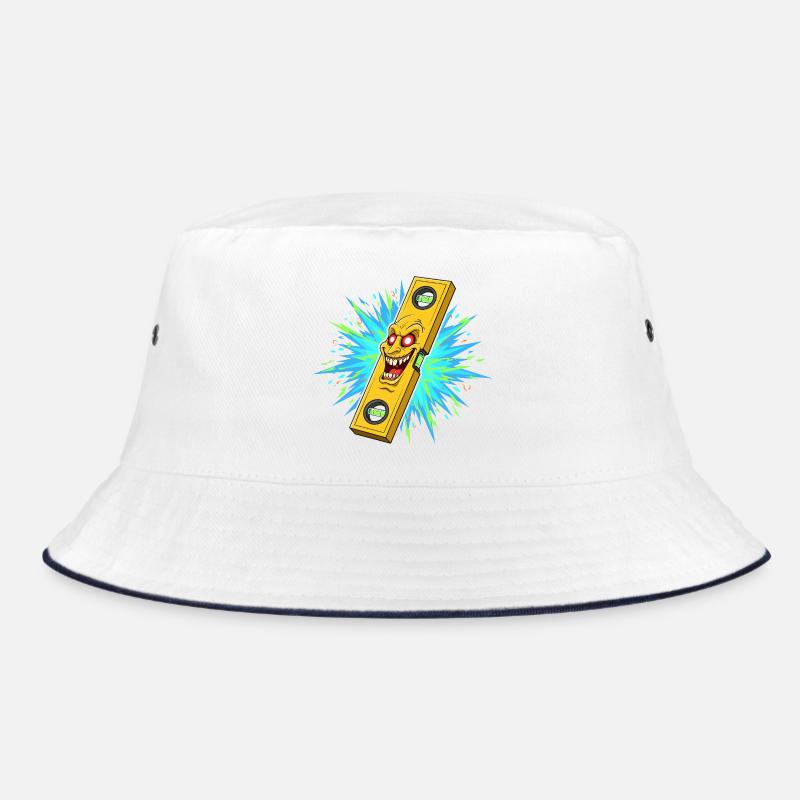 Furious level tool with explosion Bucket Hat
