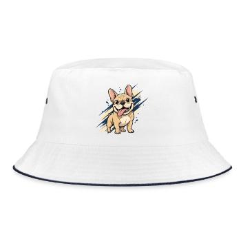 Franz Bulldog Fun - Bob - blanc/marine - Devant