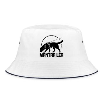 Labrador MANTRAILER Search Dogs Dog Wilsigns - Bucket Hat - white/navy - Front