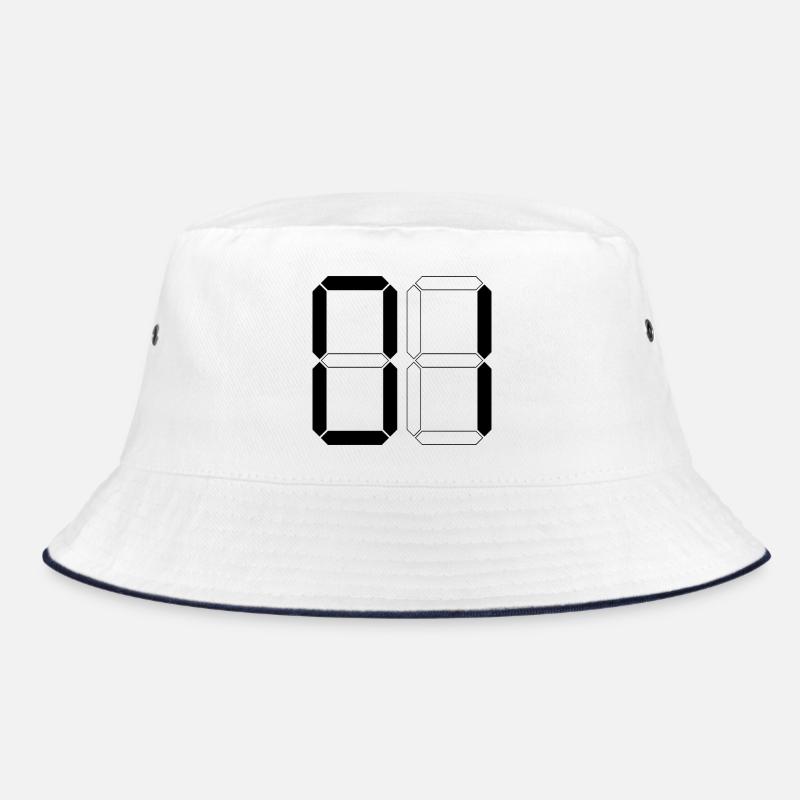 NUMMER 01 Null Zwei Geburtstag Geschenk Digital Bucket Hat