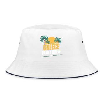 Équipe du parti grec - Bob - blanc/marine - Devant