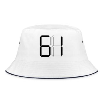 NUMÉRO 61 Soixante-et-Un Cadeaux Numériques - Bob - blanc/marine - Devant