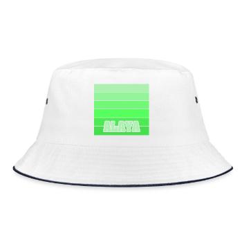 Gift for Alaya - Bucket Hat - white/navy - Front