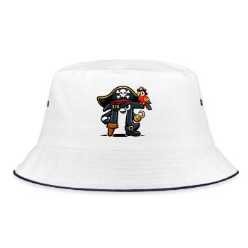 Pi devine les maths Jour Pi Pirate Design - Bob - blanc/marine - Devant
