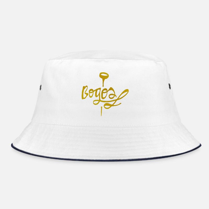 Bogos - Bucket Hat - Weiß/Navy