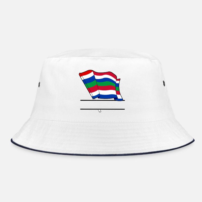 Schier-Flagge – Individuelles Inseldesign Bucket Hat