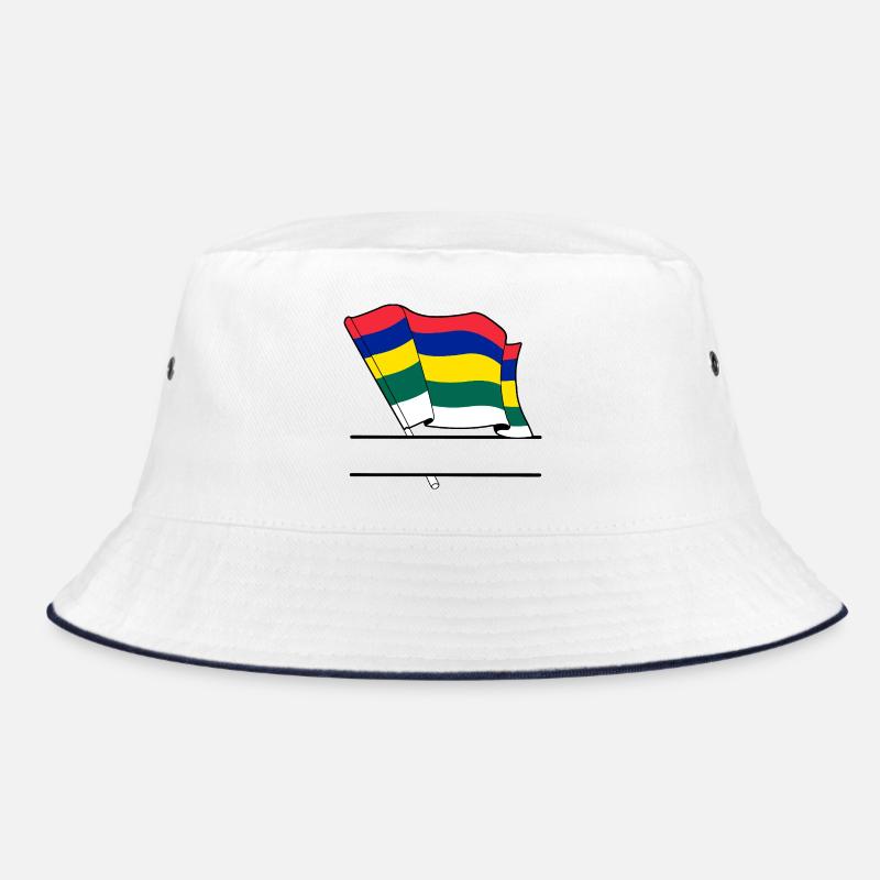Terschelling-Flagge – Individuelles Inseldesign Bucket Hat