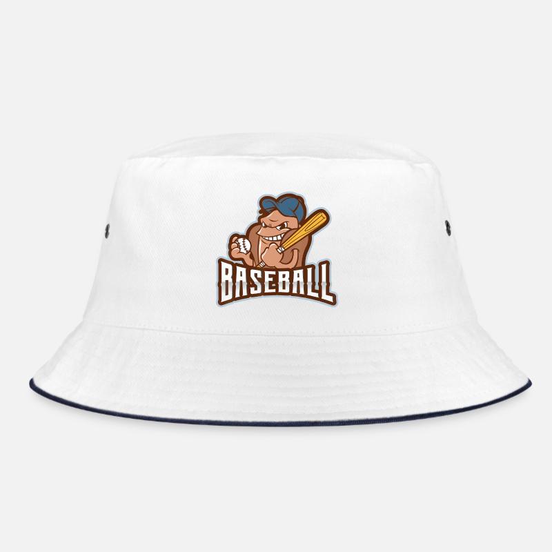 Rogue Batter Baseball-Maskottchen Bucket Hat
