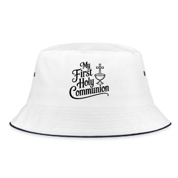 My First Holy Communion - Bucket Hat - white/navy - Front