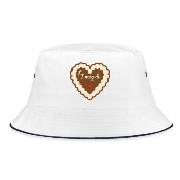 I mog di Gingerbread Heart - Festival folklorique bavarois Amour - Bob - blanc/marine - Devant