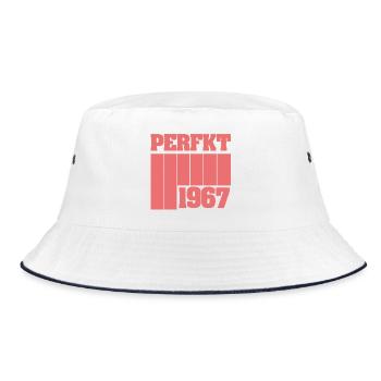Einzigartig 1967 - Bucket Hat - Weiß/Navy - Vorne