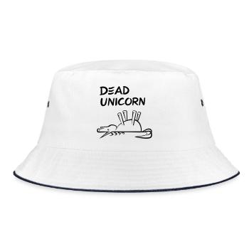 Dead Unicorn - Bucket Hat - white/navy - Front