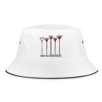 Gärtner Rechenzentrum - Bucket Hat - Weiß/Navy - Vorne