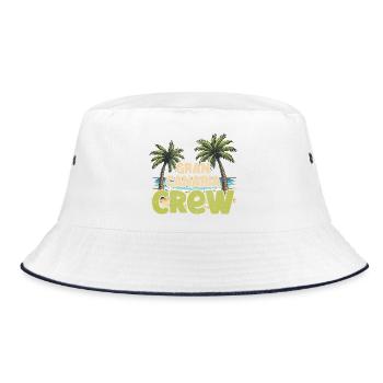 Gran Canaria Crew - Bucket Hat - Weiß/Navy - Vorne