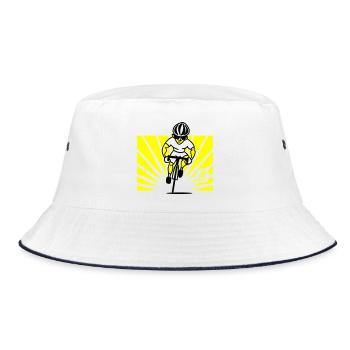 Cyclist - Bob - blanc/marine - Devant