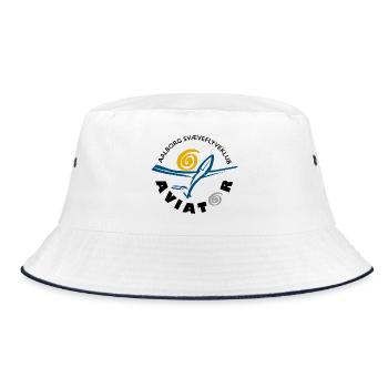 Aviator - Bucket Hat - white/navy - Front