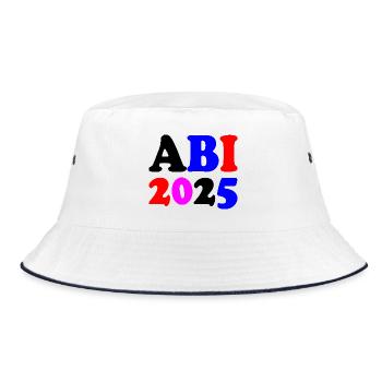 Abi 2025 - Bucket Hat - white/navy - Front