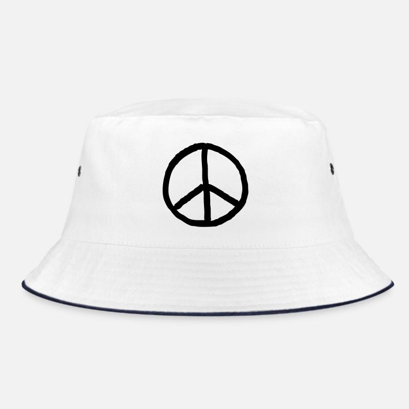 Peace sign Bucket Hat