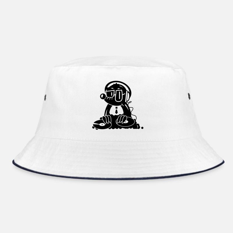the Mole as a DJ Bucket Hat