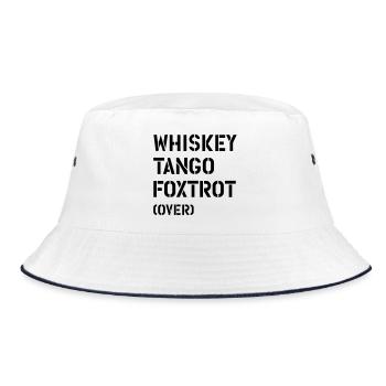 Whiskey Tango Foxtrot (over) - Bob - blanc/marine - Devant