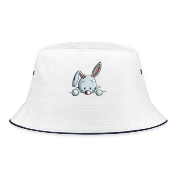 petit lapin doux - Lapin - Lapin - BD - Bob - blanc/marine - Devant